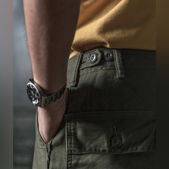 Bronson Vietnam War OG-107 Utility Fatigue Pants Bronson Non Stock USA 🇺🇸SHIP L - Picture 3 of 7